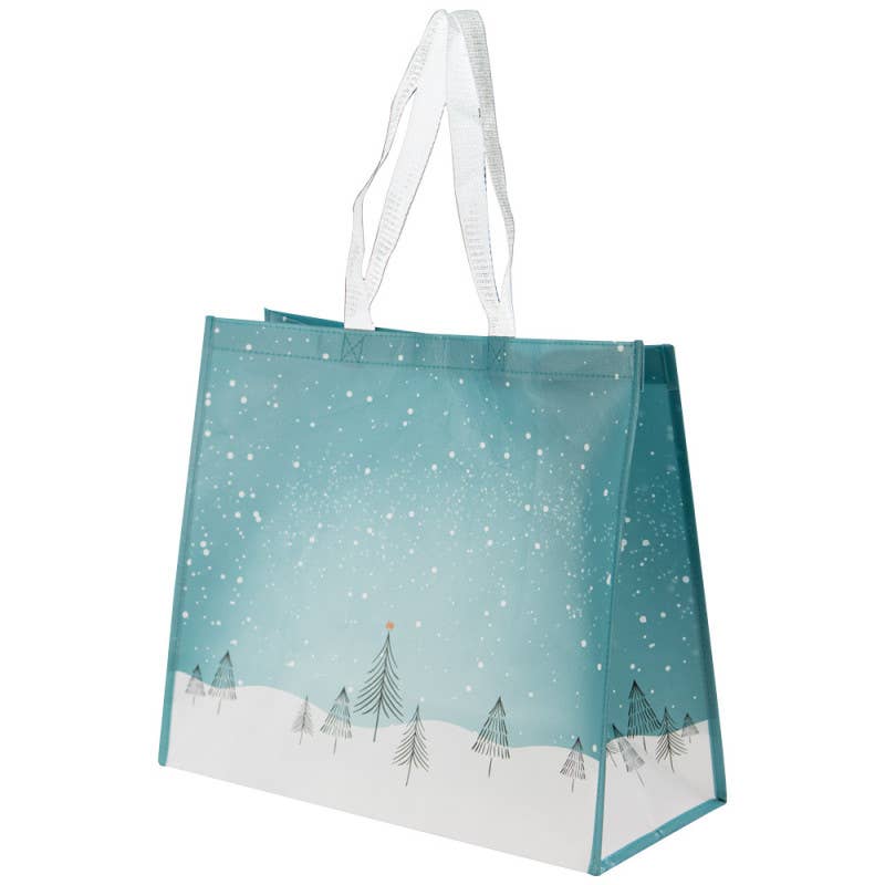 Verde/bianco Borsa Shopping Polipropilene Polare 43x20x38cm in vendita all'ingrosso su Faire2
