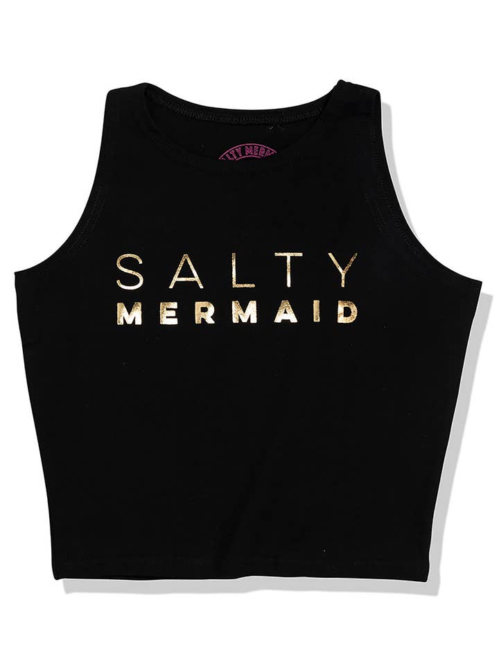 Tanque Recortado Menina Dourada por atacado de Salty Mermaid
