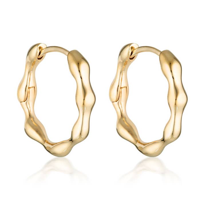 Organica Huggie Örhängen för wholesale av Linda Tahija Jewellery