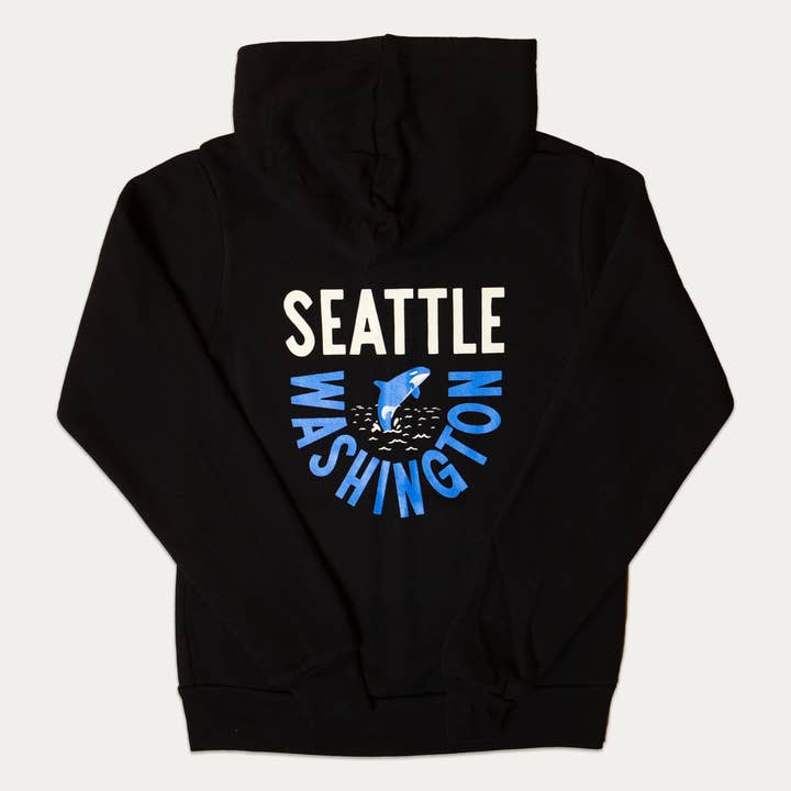 Seattle Orca Kids Hoodie for wholesale by Tender Loving Empire