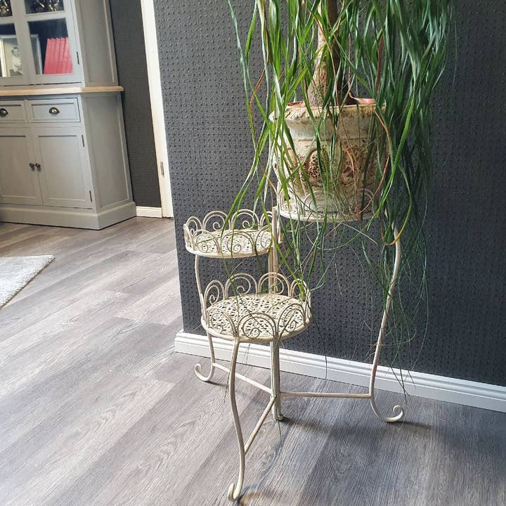 Ambiente Haus - Wholesale Side Table - 3 x flower stand - foldable2