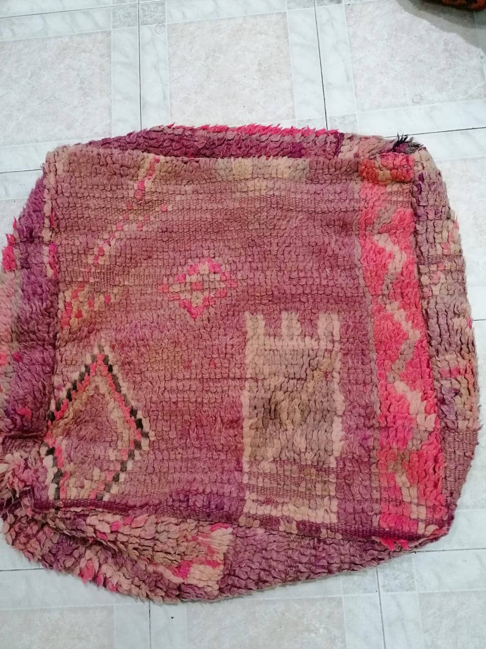 marrakeshop - Vendita all'ingrosso Pouf - Cuscini da pavimento vintage marocchini Boujad Copertura Pouf13