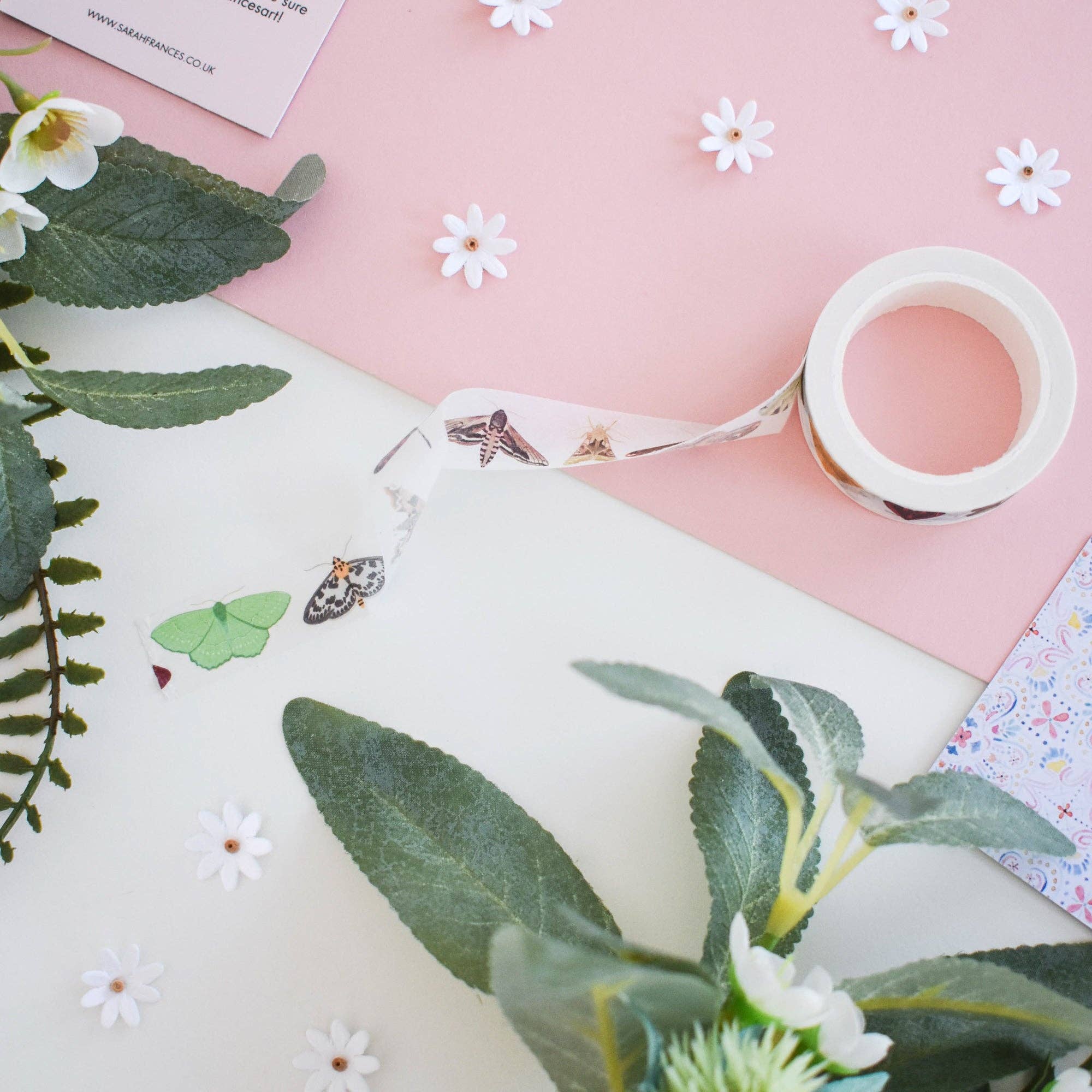 Sarah Frances – wholesale Washi tape – British Moths Washi Tape2