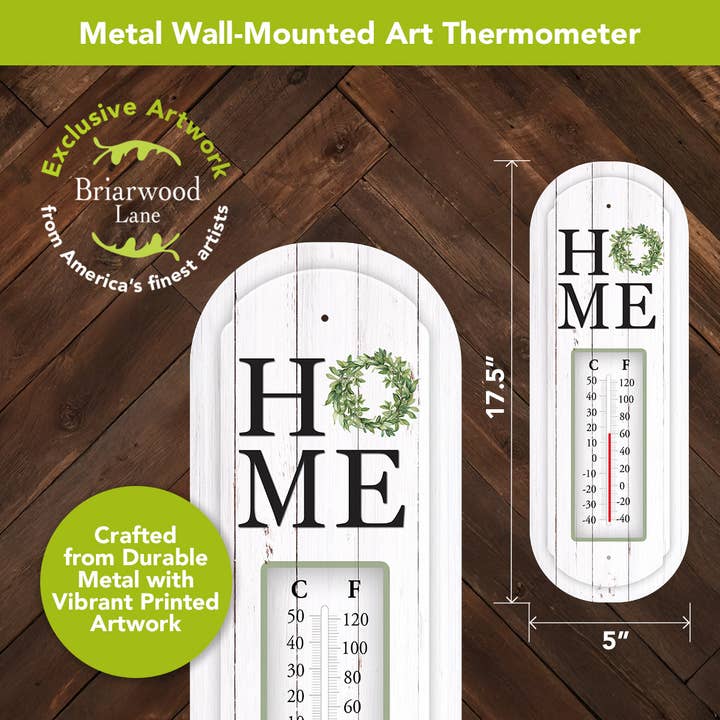 Briarwood Lane - Wholesale Thermometer - Home Metal Thermometer1
