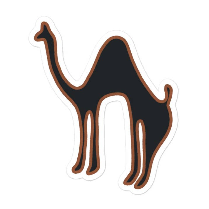 Bubble-free stickers - Petroglyphs - Camel for wholesale by The Shamal