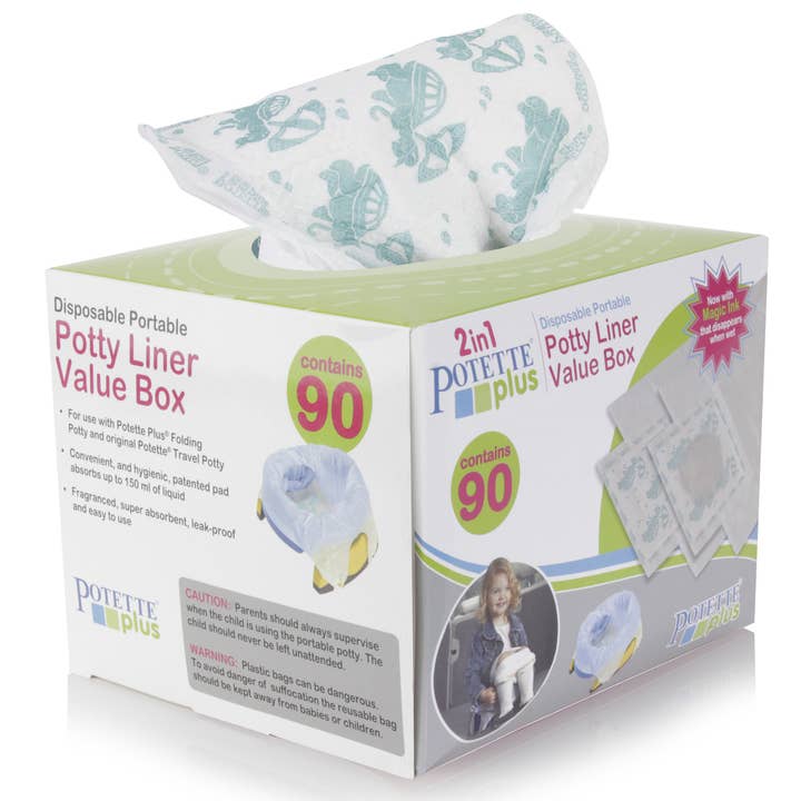 90 Potty Liners for wholesale by Potette