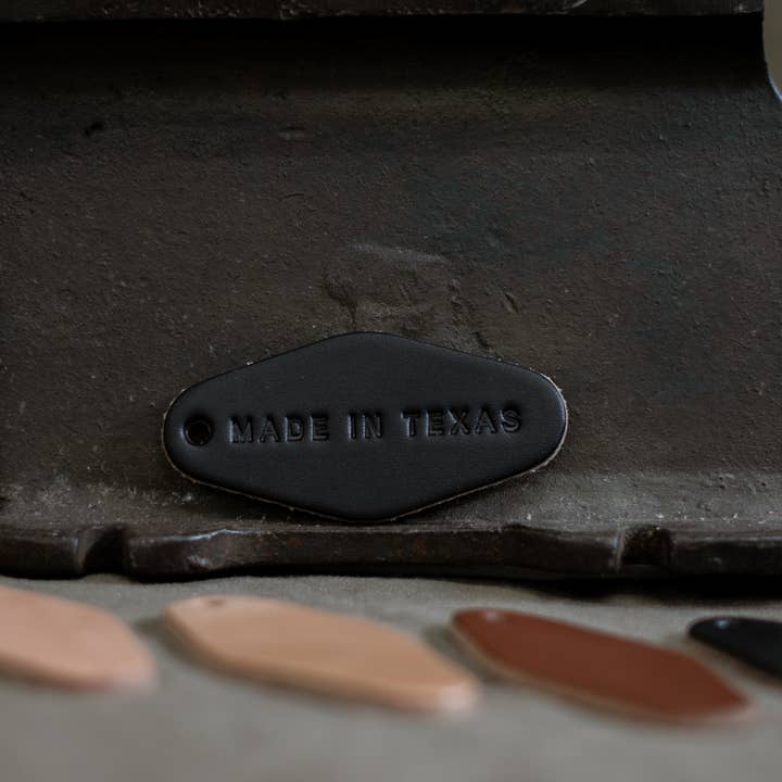 Manready Mercantile - Wholesale Keychain - Unisex - Leather Motel Key Tag | Made In Texas3