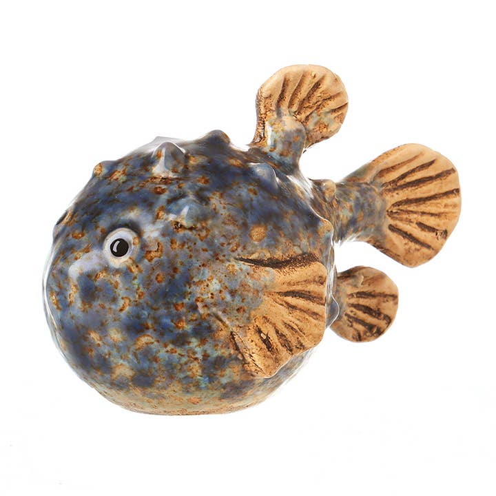 Heaven Sends – wholesale Ornament – BLUE PUFFER FISH