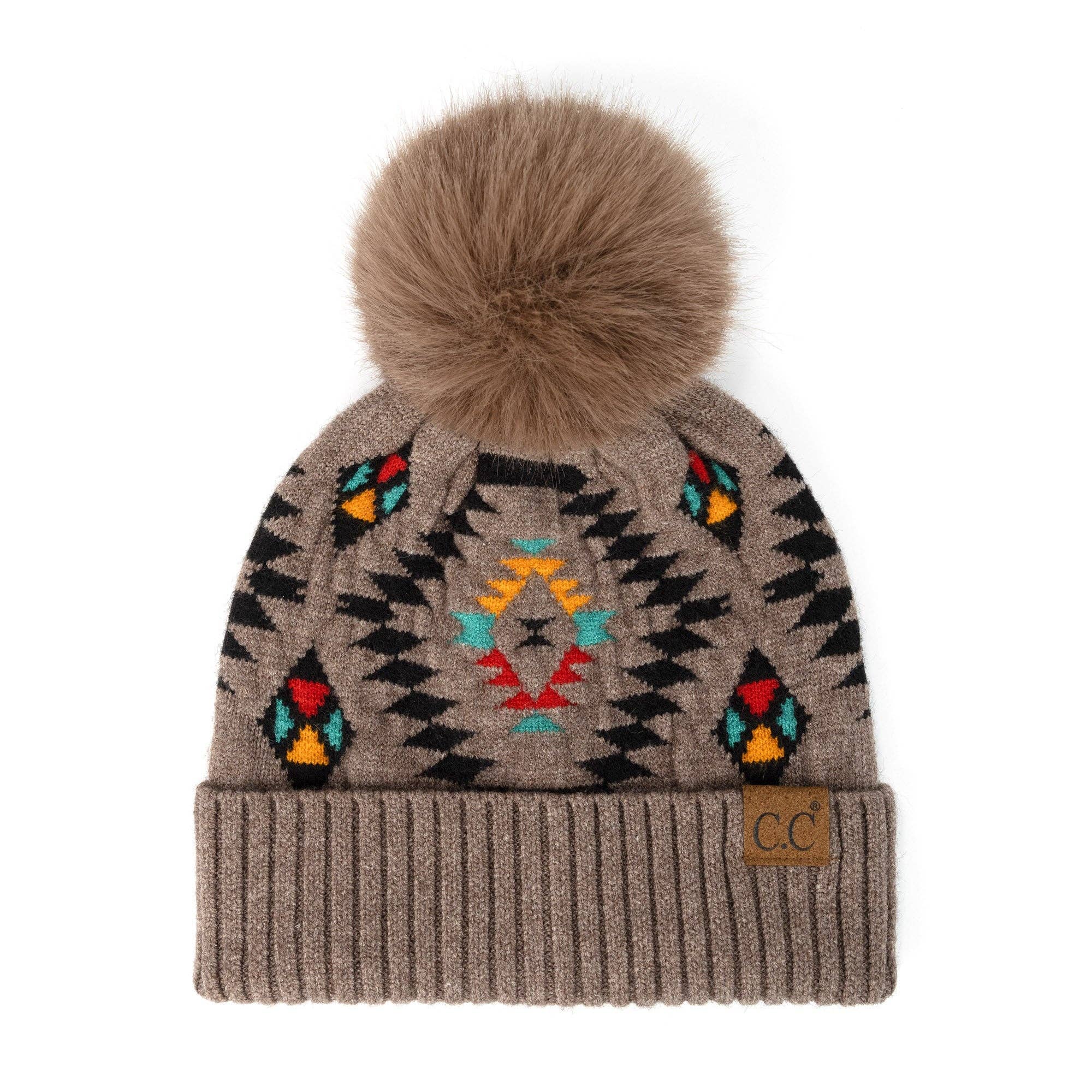 Truly Contagious - Wholesale Beanie - Women's - CC Southwest Print Beanie ( HAT-3001 )7