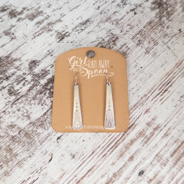 Girl Ran Away With the Spoon - Wholesale Dangle Earrings - Paul Revere Vintage Spoon Handle Earrings 5