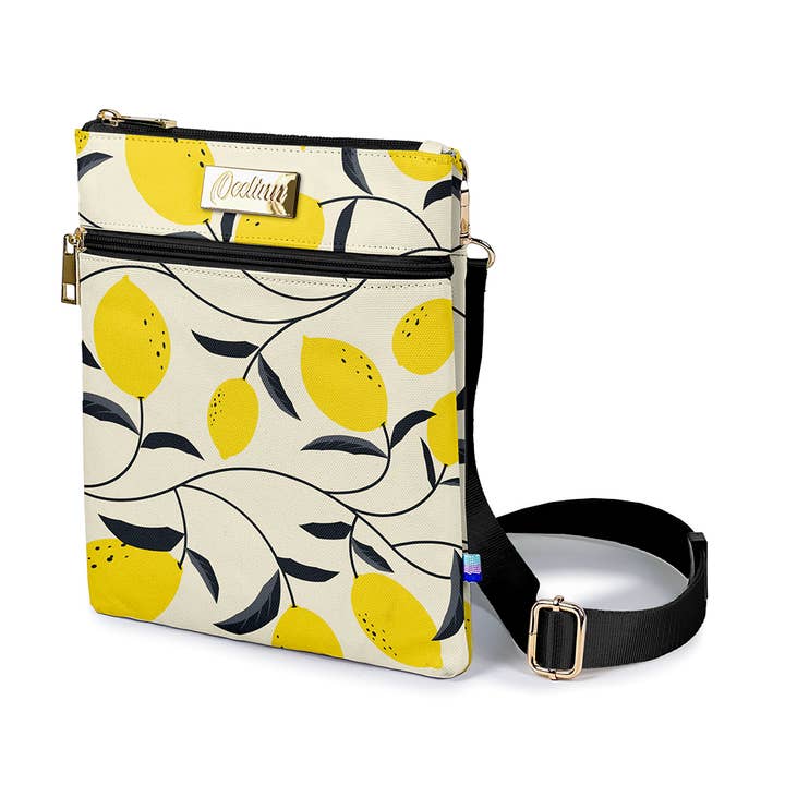 Lemon Vines Crossbody Bag for wholesale by OEELINN