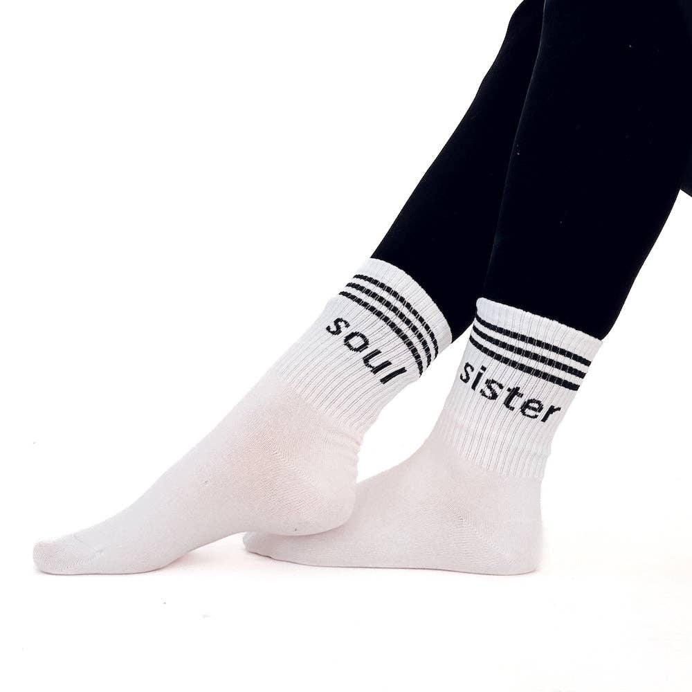 Pretty Simple - Wholesale Socks - Women's - Word Up Stripe Socks0