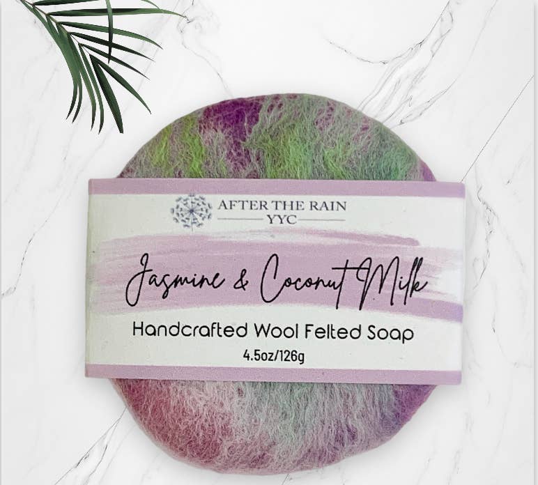 After The Rain YYC - Vente Pains de savon - Pain de savon nettoyant corporel feutré1