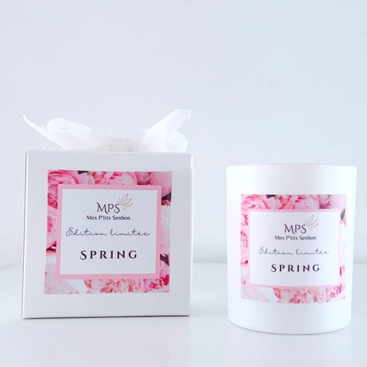Mes p’tits senbon - Wholesale Jar/Filled Candle - Limited Edition Candle SPRING1