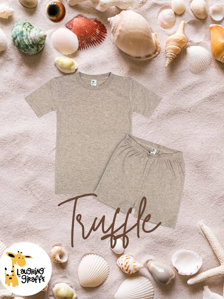 Laughing Giraffe - Wholesale Top & Short Set - Kids - Dreamy Soft Luxe Toddler T-shirt and Short Set - OPEN SIZING1