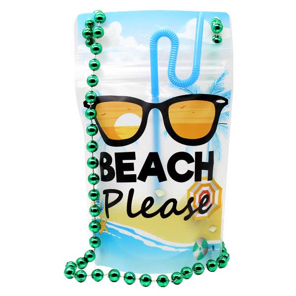 NeckSip – Großhandel Strandzubehör – Strand Please — tragbare Getränkebeutel (12 oz | 2 Stück)3