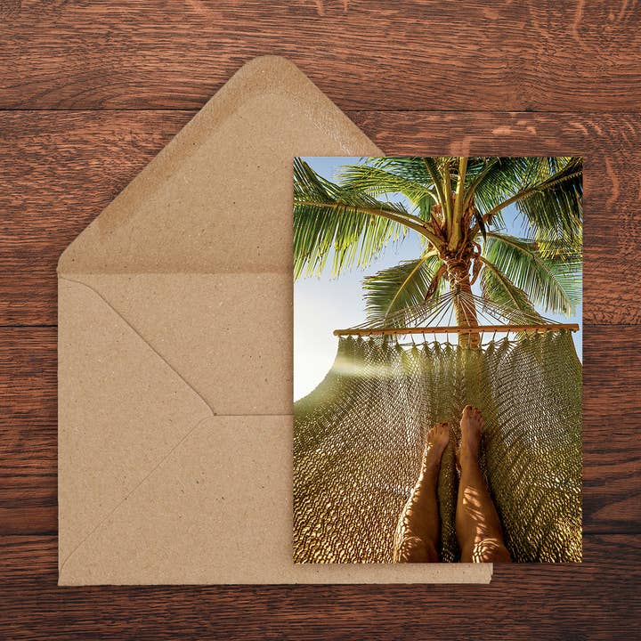 Carte sous les palmiers pour la vente par Tiny Hands Productions