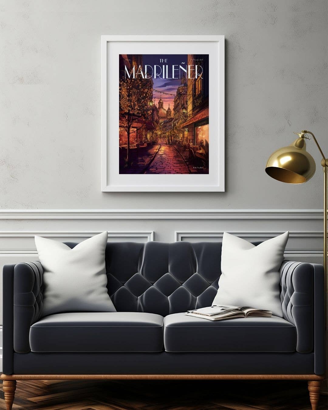 The Madrileñer - Láminas de Madrid – wholesale Art print – La Latina in calm1