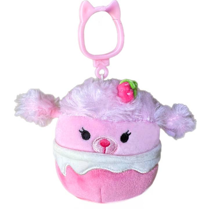 Authentic Street Signs - Wholesale Stuffed/Plush Toy - Kids & Baby - Squishmallow Plush Toy 3.5" Clip Chloe the Milkshake Poodle