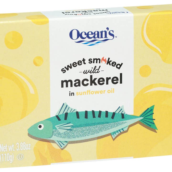 Matiz - Wholesale Tinned Fish - Ocean's Wild Hot Smoked Mackerel - 3.9 oz