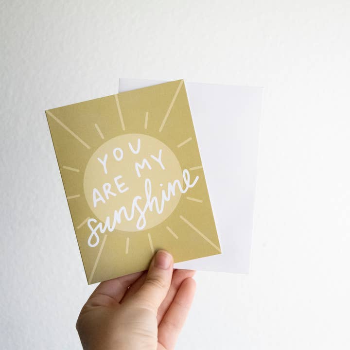 Sunshine Card for engroshandel hos The Field of Joy Co.