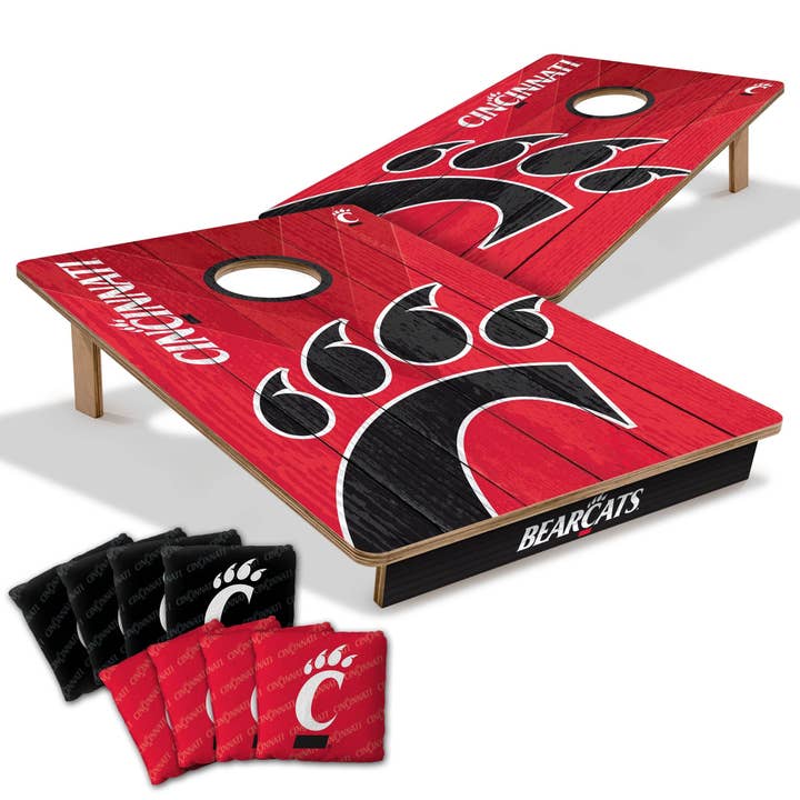 Planches de cornhole 2x3 pour hayon Cincinnati Bearcats pour la vente par Skip's Garage