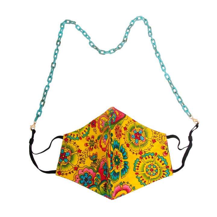 Blue Turquoise Link Sunglasses Chain for wholesale on Faire1