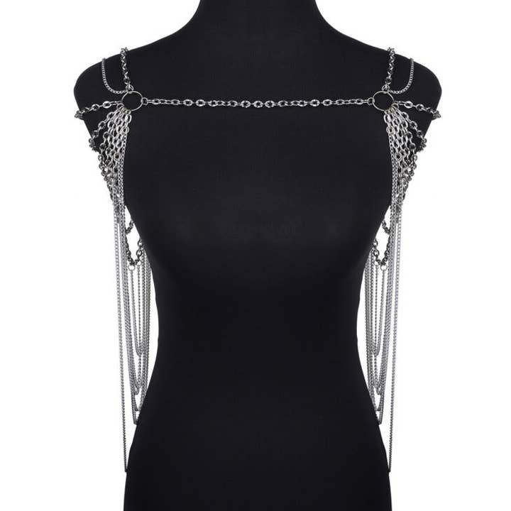 14767 - Harnais à chaînes superposées pour épaules pour la vente par Western Fashion