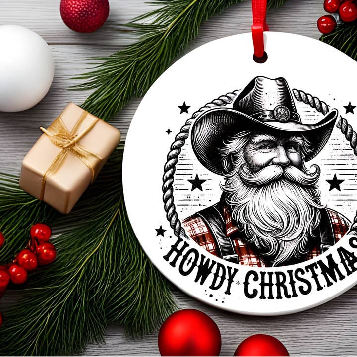 Ceramic Christmas Tree Ornament for wholesale by Stencil Art Canada