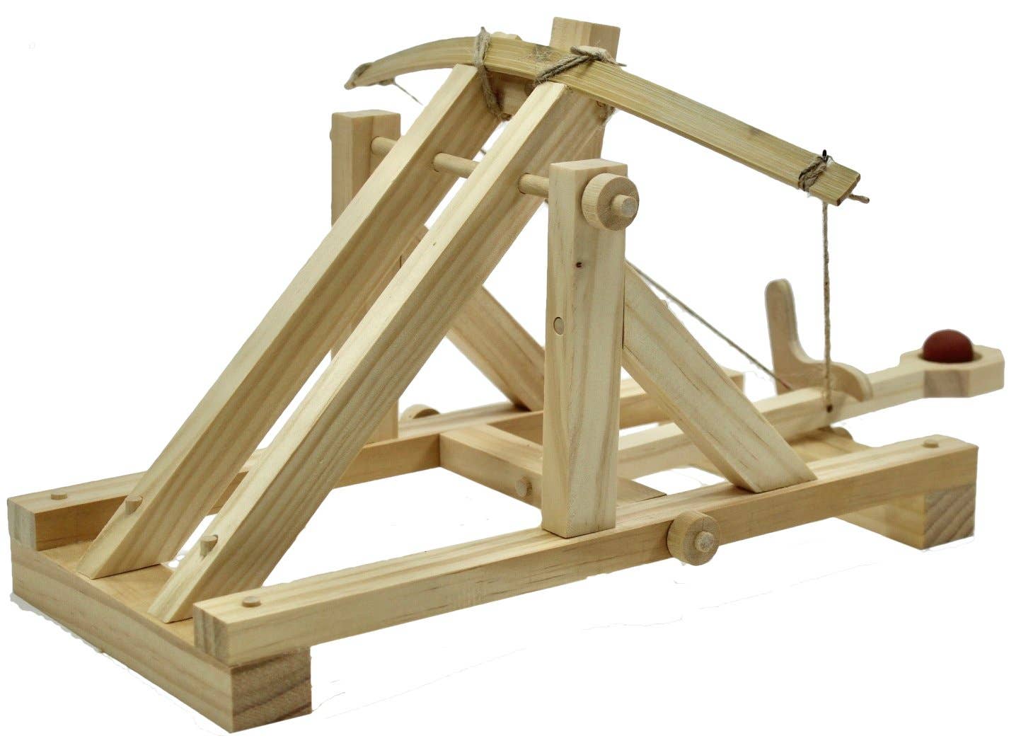 Science and Nature - Wholesale Wood toy – Child - Roman Catapult Wooden Kit1