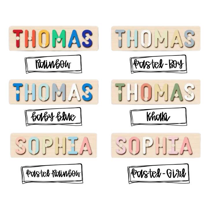 Name Puzzles for wholesale by Hide.