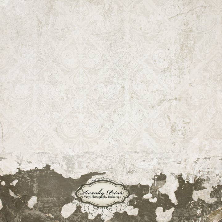 7ft x 7ft Vintage Damask Grunge Wall / Vinyl Photography for wholesale by Swanky Prints