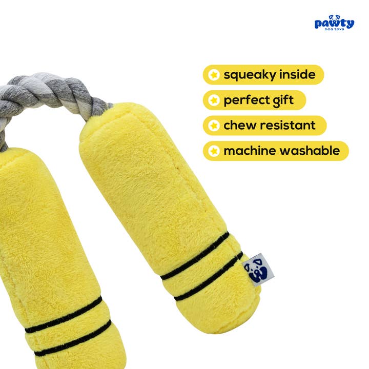 PAWTY Dog Toys - Wholesale Pet Rope Toy - Dog - Nunchucks Tug Rope Interactive Toy