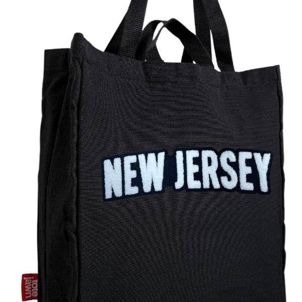 Sac fourre-tout brodé en chenille douce New Jersey pour la vente par Tote Jawn