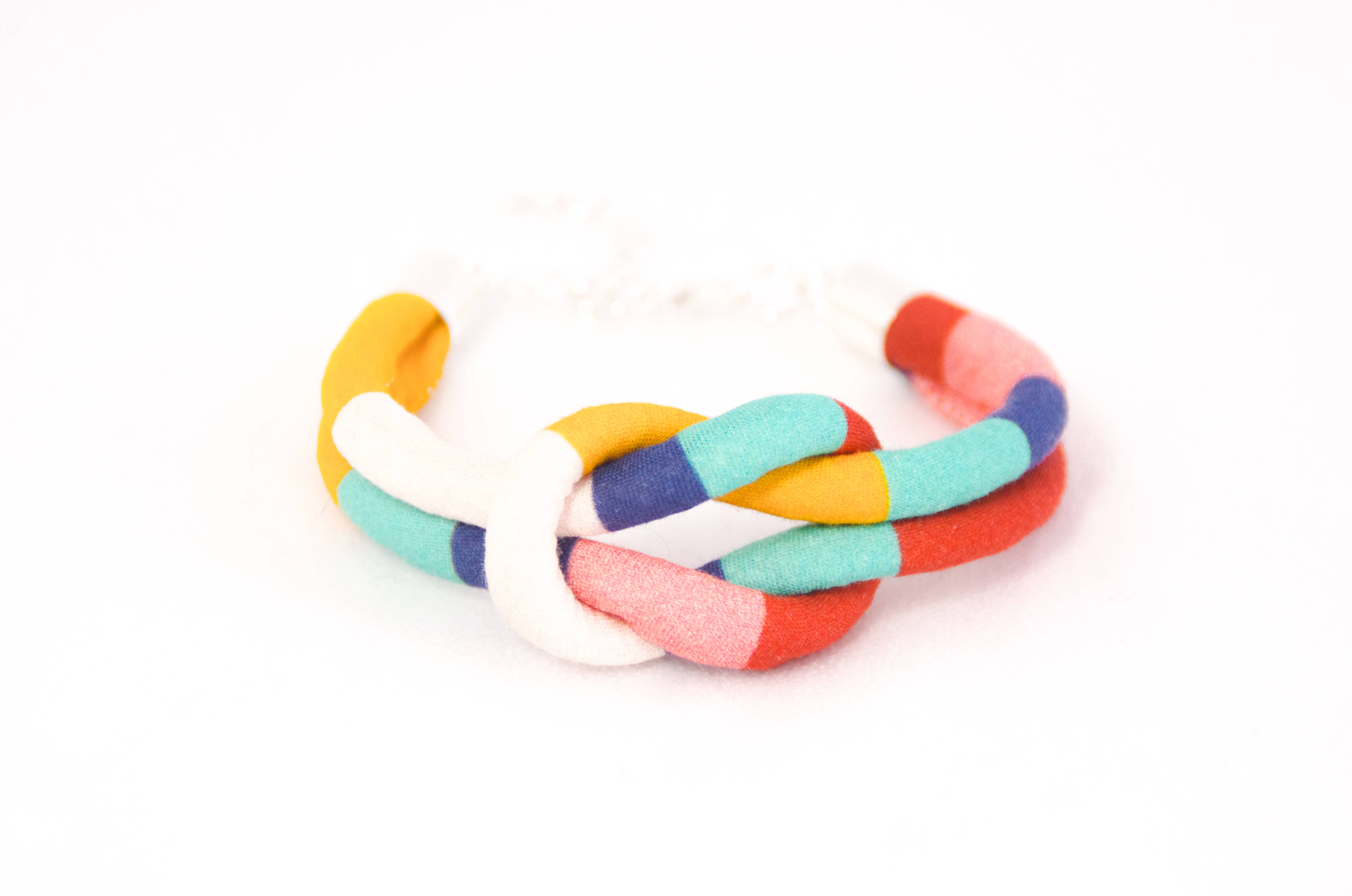 Bunny Bosworth – wholesale Woven/braided bracelet – Printed Fabric Cord Knot Bracelet - Fairground Follies12