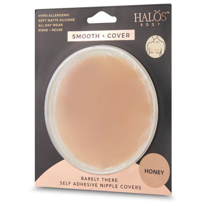 Adhesive Nipple Covers - Size 1 - in Pegged Packaging for wholesale by HALOS Body