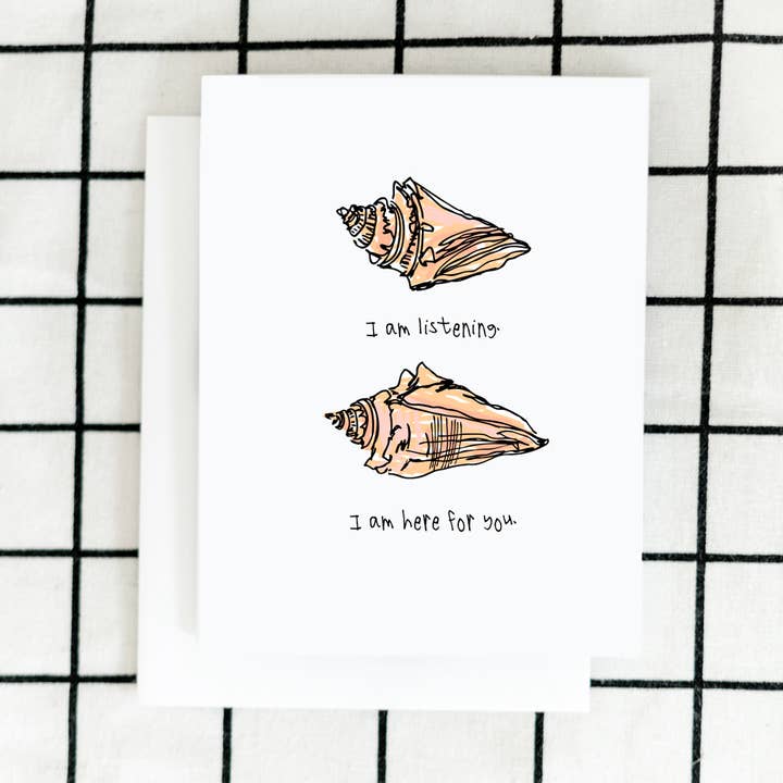 Shells Art Card for wholesale by ARTJADEN