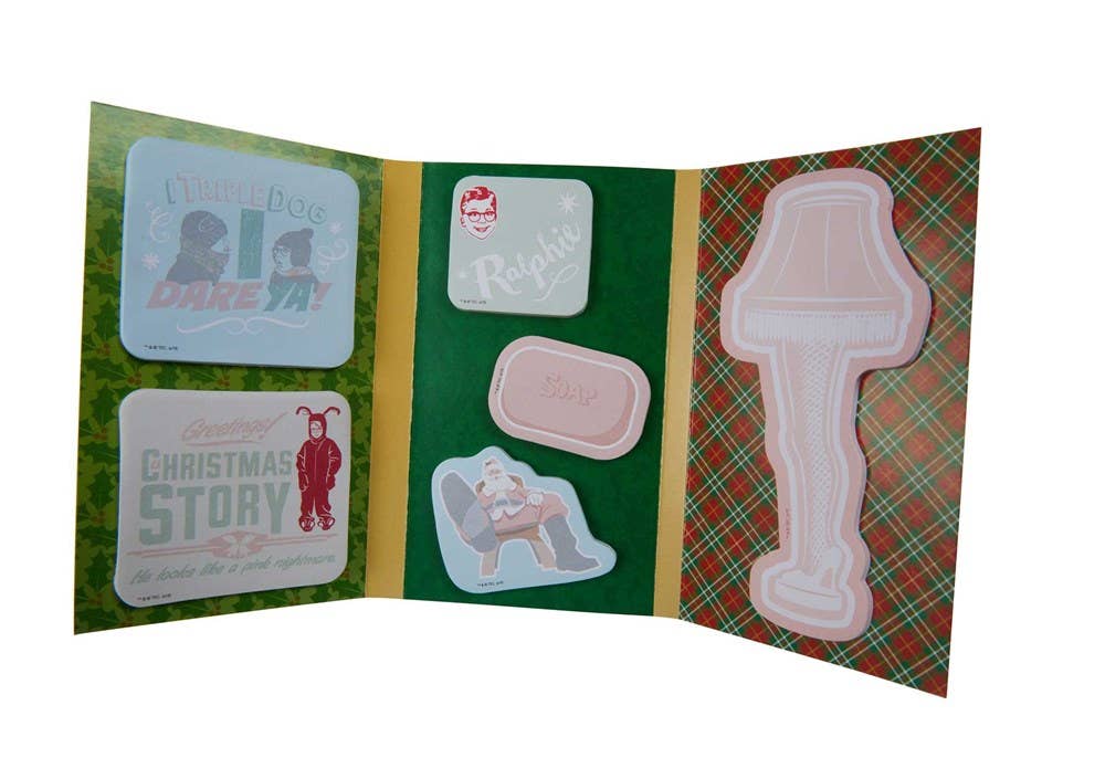 Insight Editions - #1 Pop Culture Publisher - Wholesale Sticky Notes - A Christmas Story: Sticky Note Collection (150 pages!)1