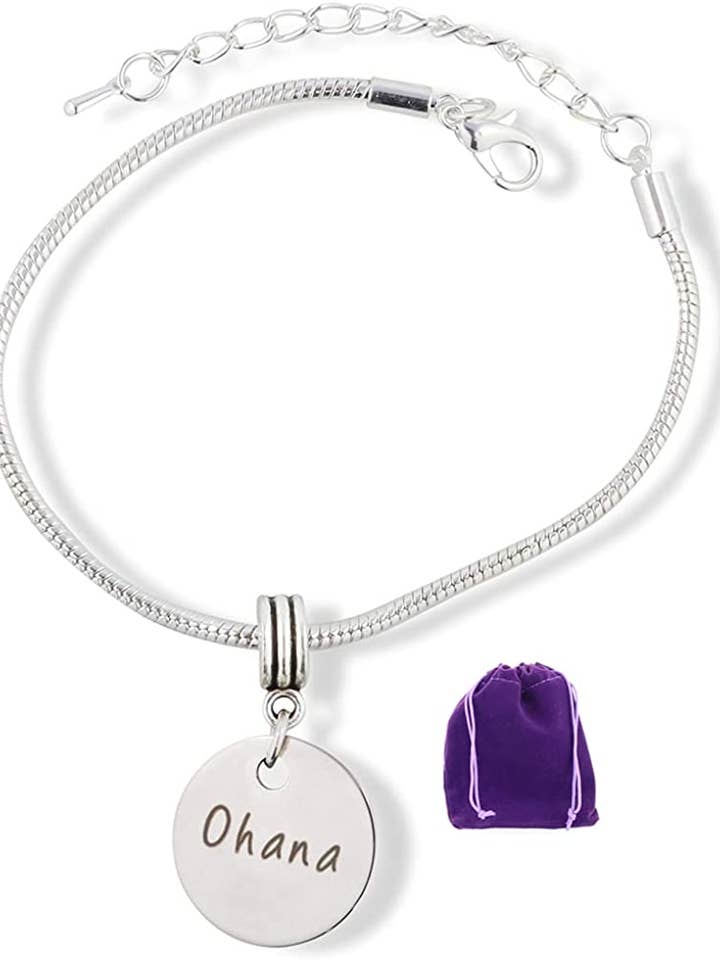 Ohana Means Family | Family Jewelry a Great Family Together Forever Bracelet because Ohana Means Family Jewelry these are Great Family Bracelets and Ohana Gifts for Women Men and Any Family Member for wholesale by Dave The Bunny
