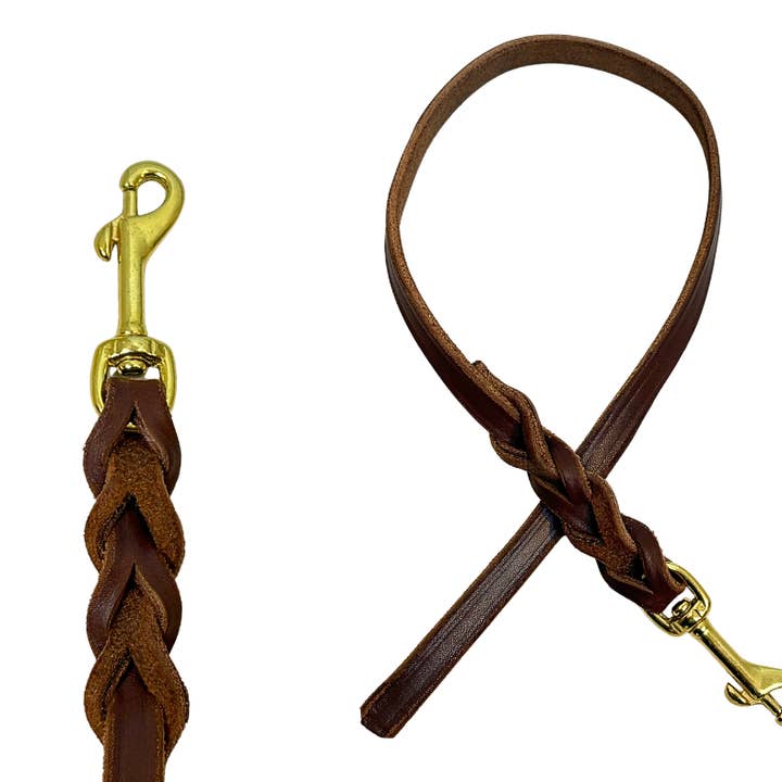 Kenjan – Ligne simple sans poignée – 12 mm – Marron pour la vente par Kenjan Læderværksted