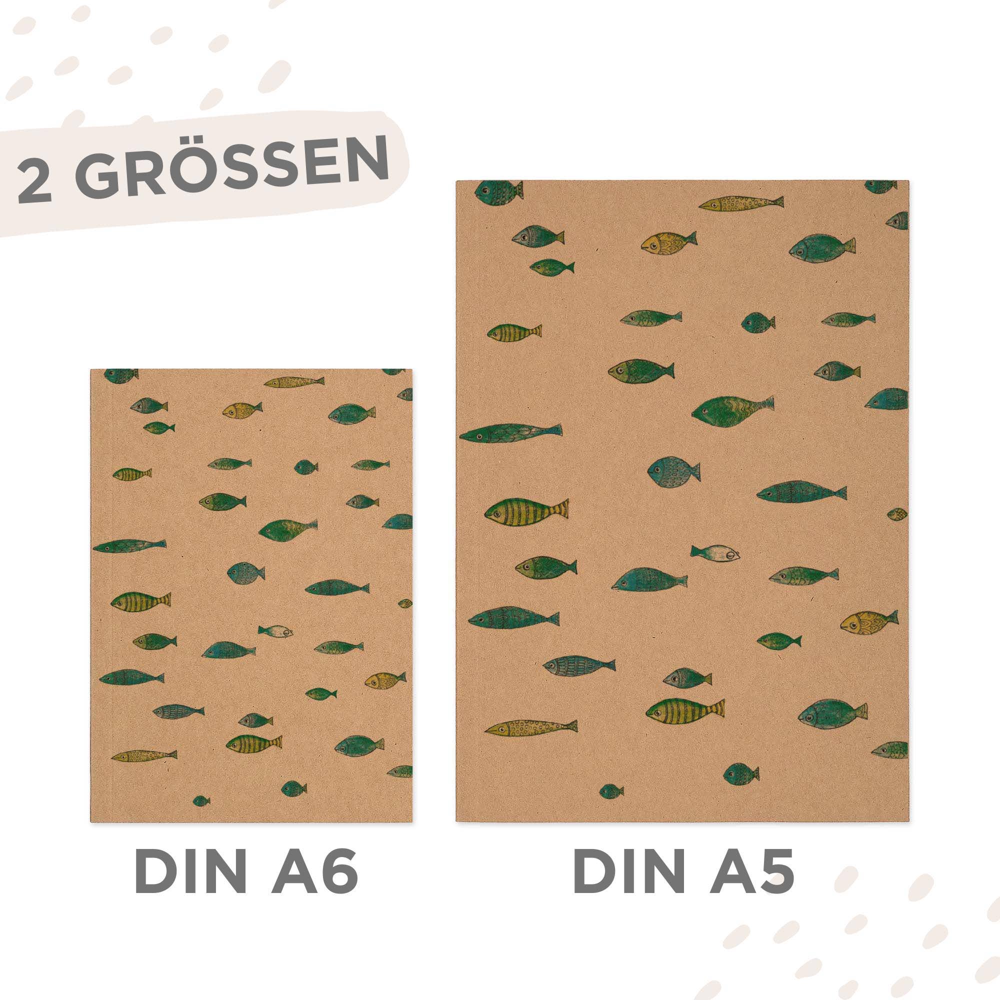 LIGARTI – Großhandel Notizbücher – Notizbuch - Fischschwarm3