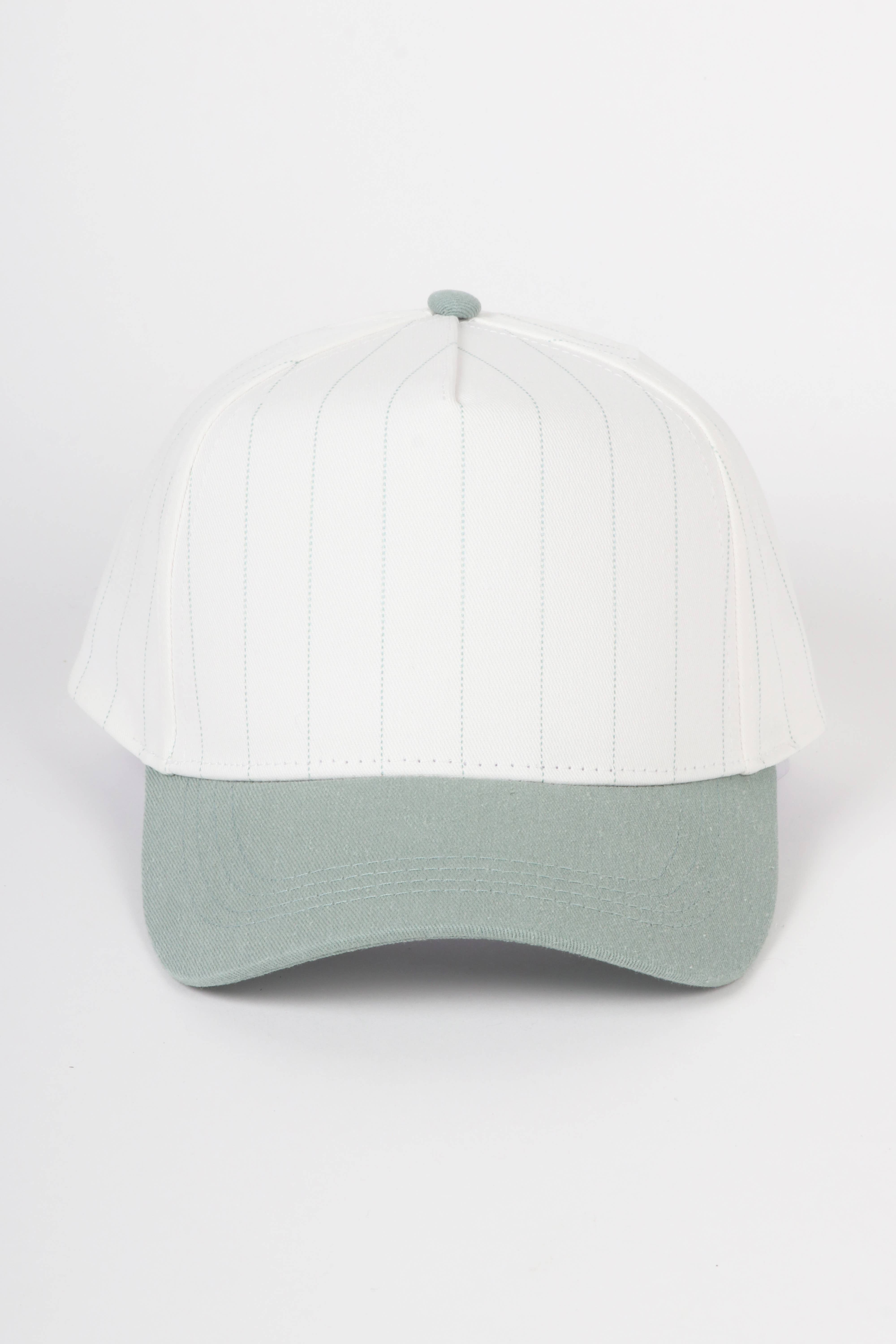 David And Young - Wholesale Baseball Cap - Unisex - Pinstripe Two-Tone Baseball Cap21