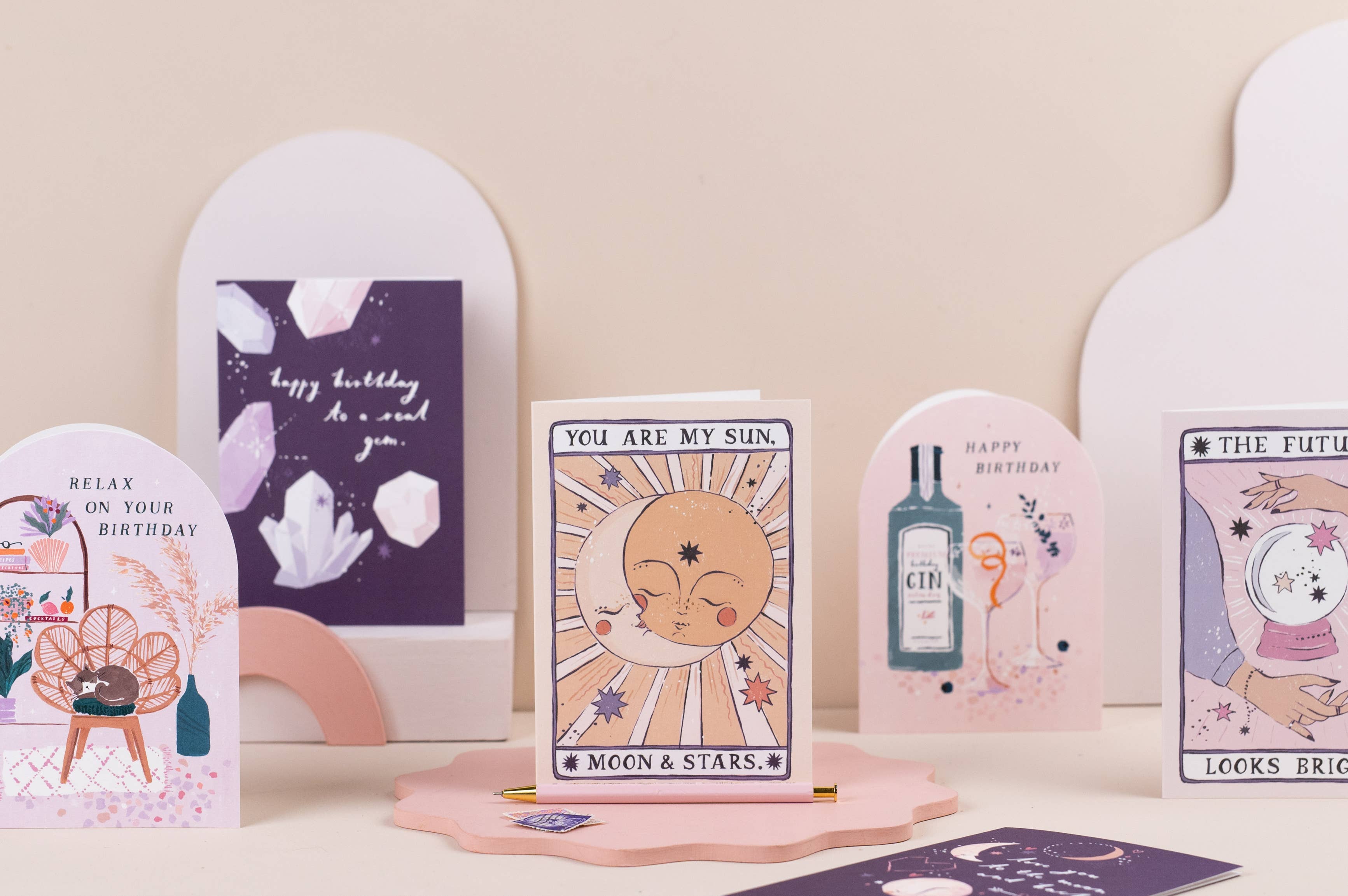 Sister Paper Co. - Wholesale Birthday Card - Happy Birthday Gin Card | Birthday Cards | Cocktail Card6