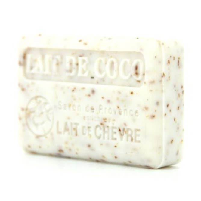 Lait de coco - Savon français au lait de chèvre biologique 100g pour la vente par Au Savon de Marseille