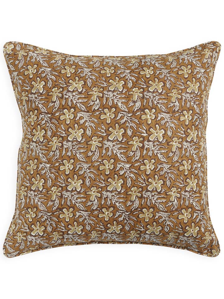 Cuscino in lino Tuvalu Toffee 50x50cm per la vendita all'ingrosso da parte di Walter G