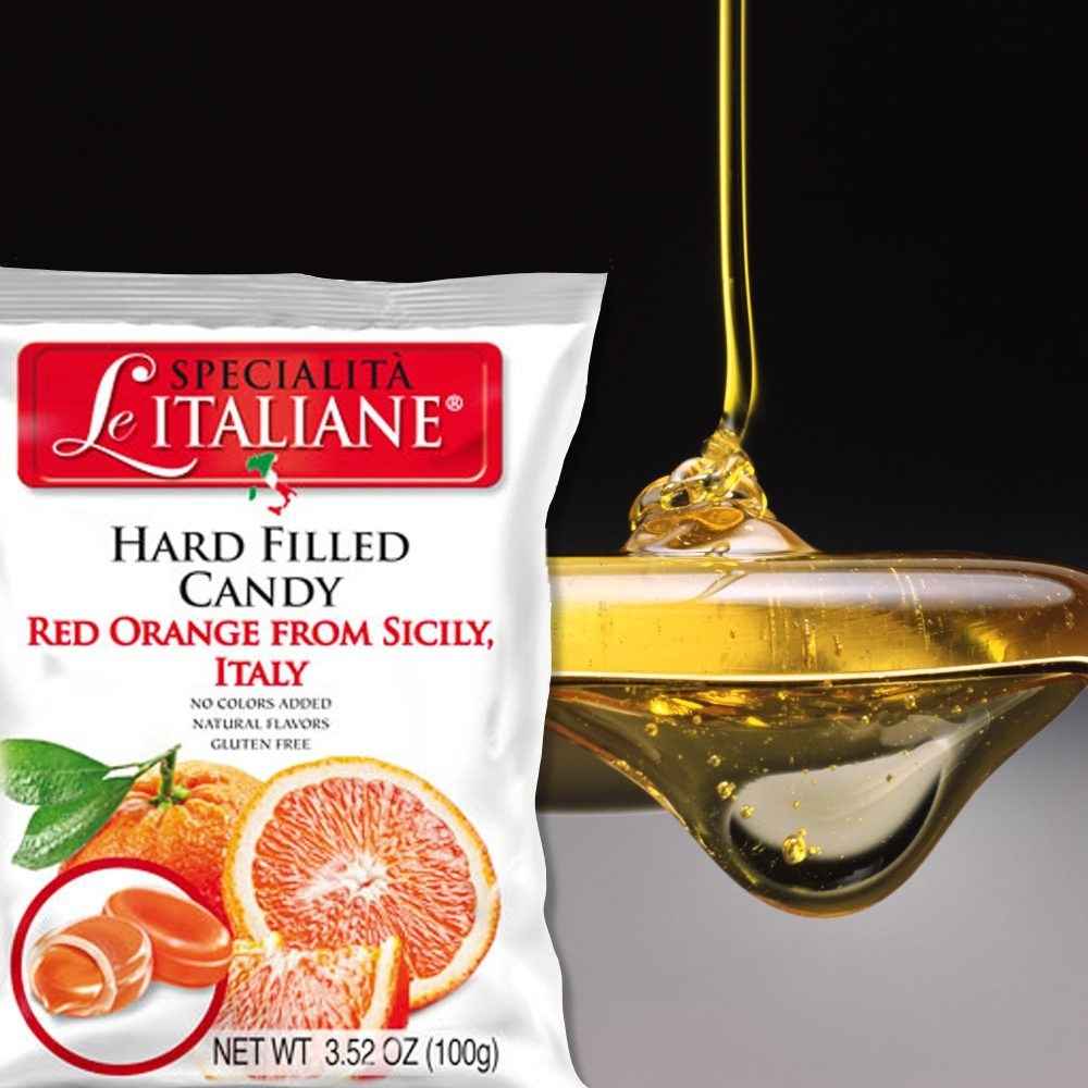 Fine Italian Food - Wholesale Hard Candy - Le Specialità Italiane Candy with Red Orange, 3.52 oz.2