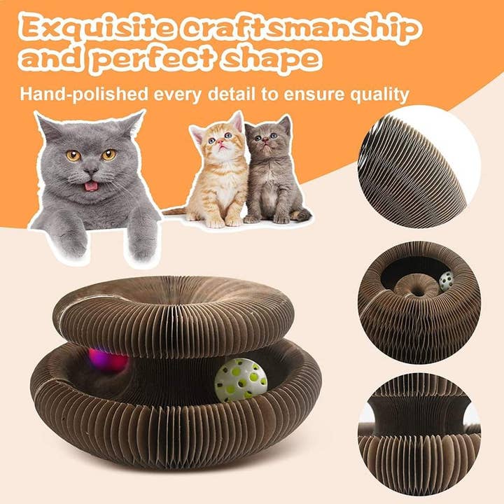 VIGOR - Wholesale Pet Scratcher - Cat - Perfect gift Magic Organ Cat Claw Board Foldable Cat Scratch