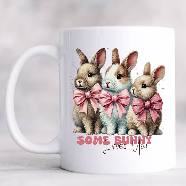 Some Bunny Loves You Easter Mug for wholesale by Hello Gorgeous Mugs