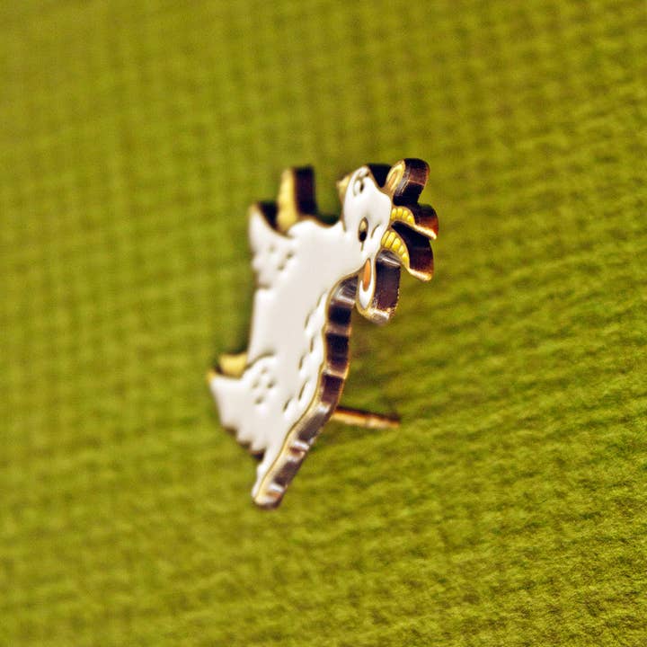 Boygirlparty - Wholesale Lapel Pin/Button - Cute Goat Pin — Goats Art Gifts — Mountain Goat Enamel Pin