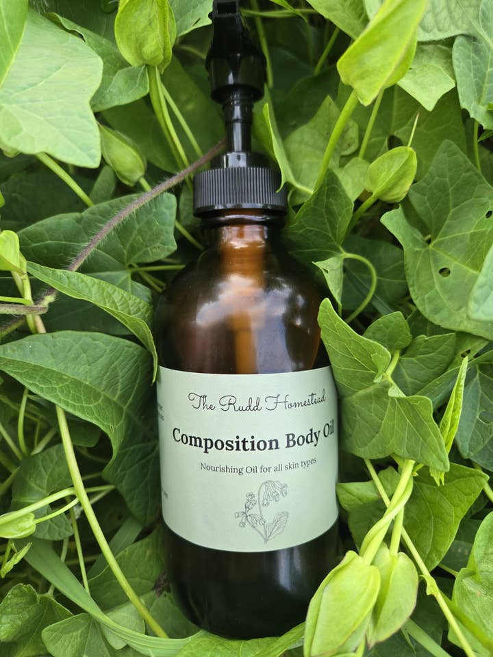 Composition Body Oil - Fast Absorbing Moisturizer for wholesale by The Rudd Homestead LLC